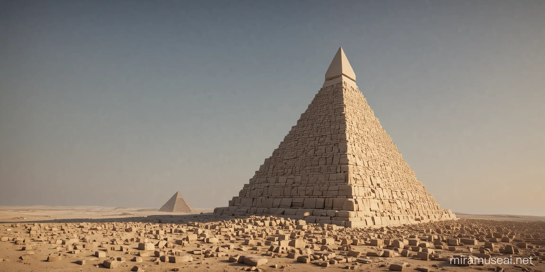 Majestic Pyramid of Serenity Monument