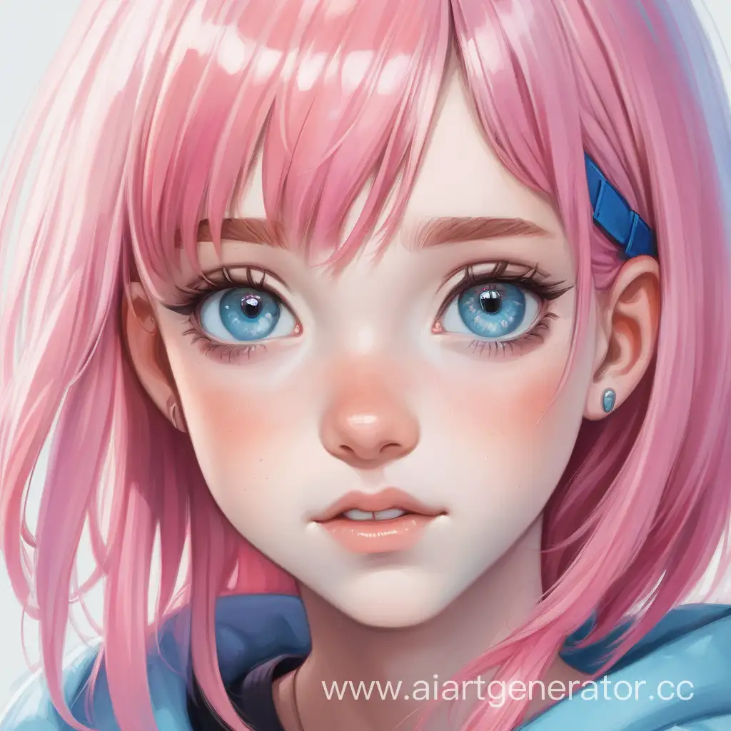 Teenage-Girl-with-Unique-European-Features-Pink-Hair-and-Blue-Eyes
