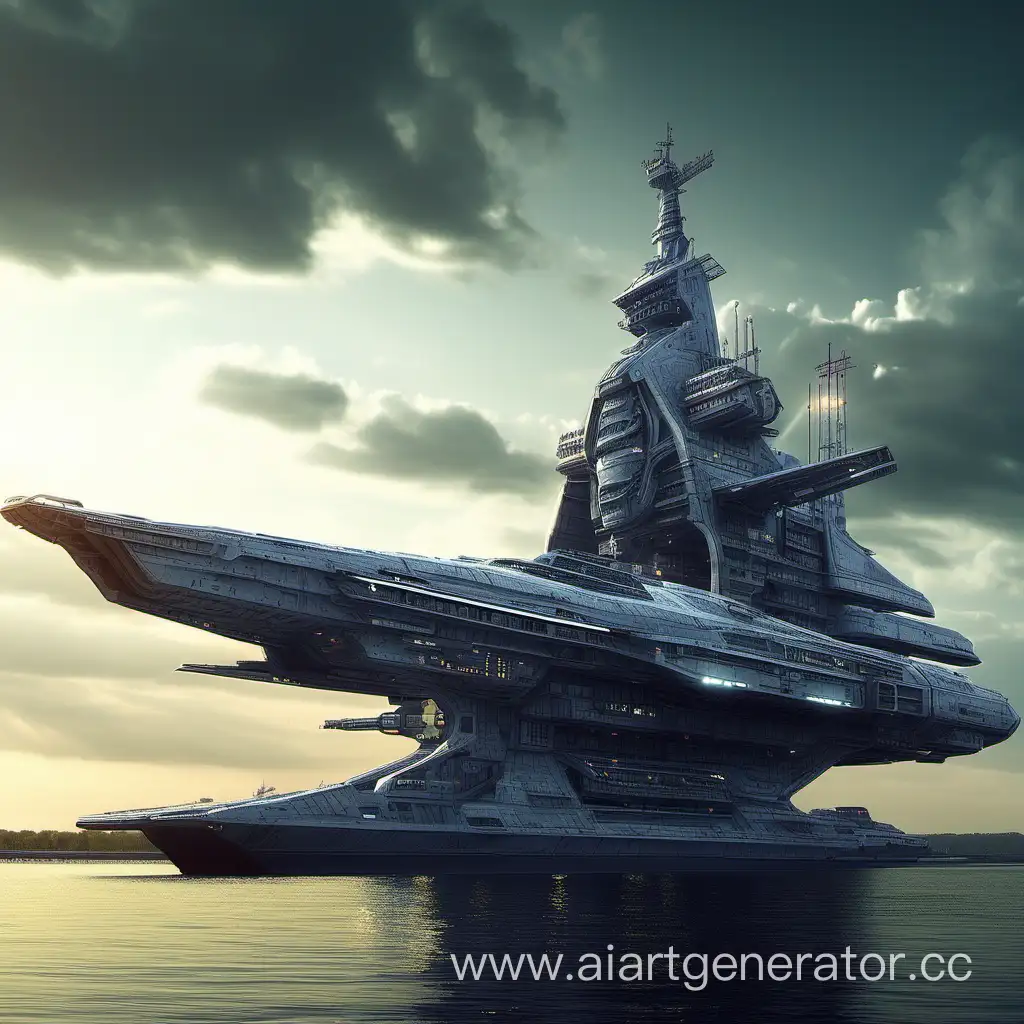 Futuristic-Russian-Giant-Space-Battleship