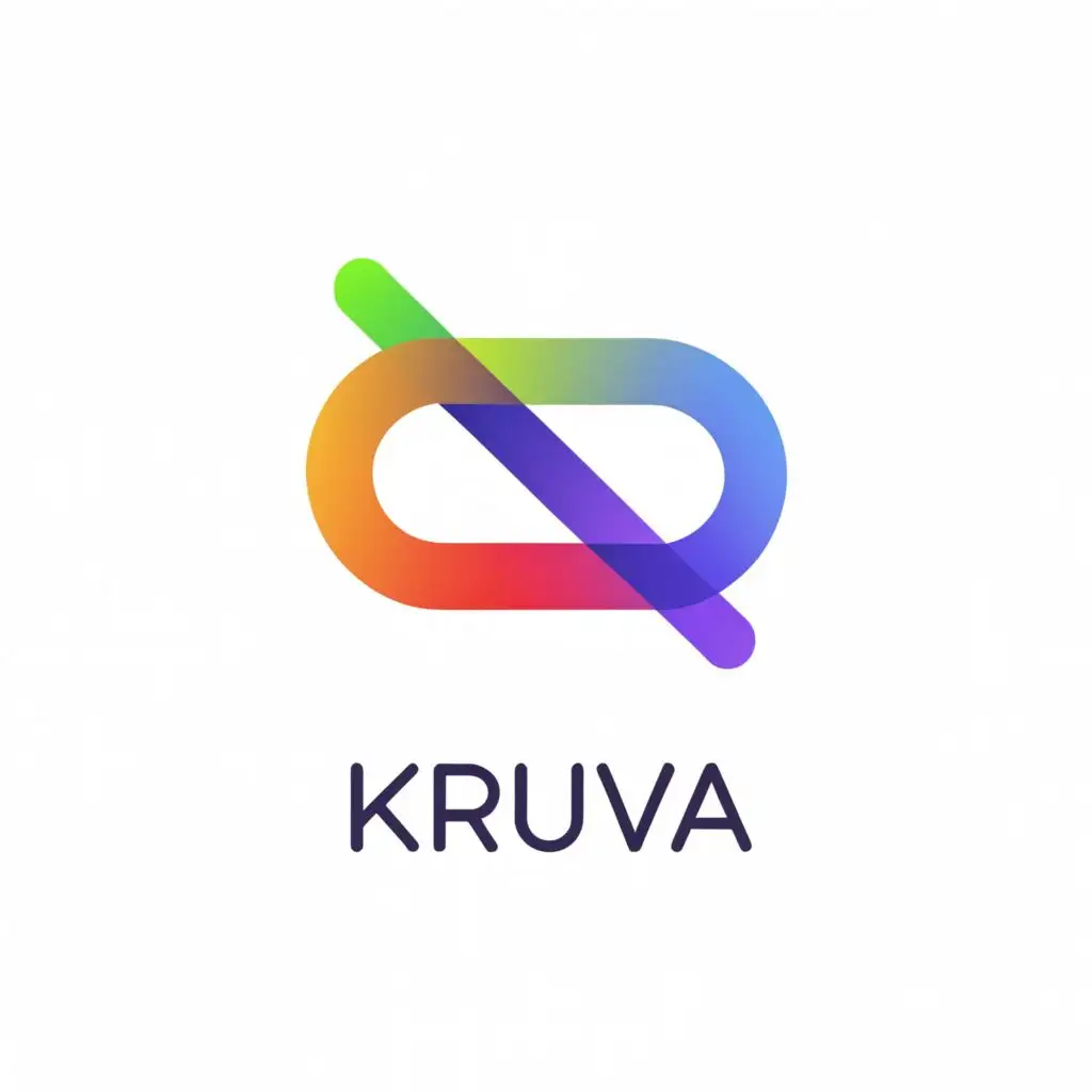 a logo design,with the text "KRUVA", main symbol:KRUVA,Moderate,clear background