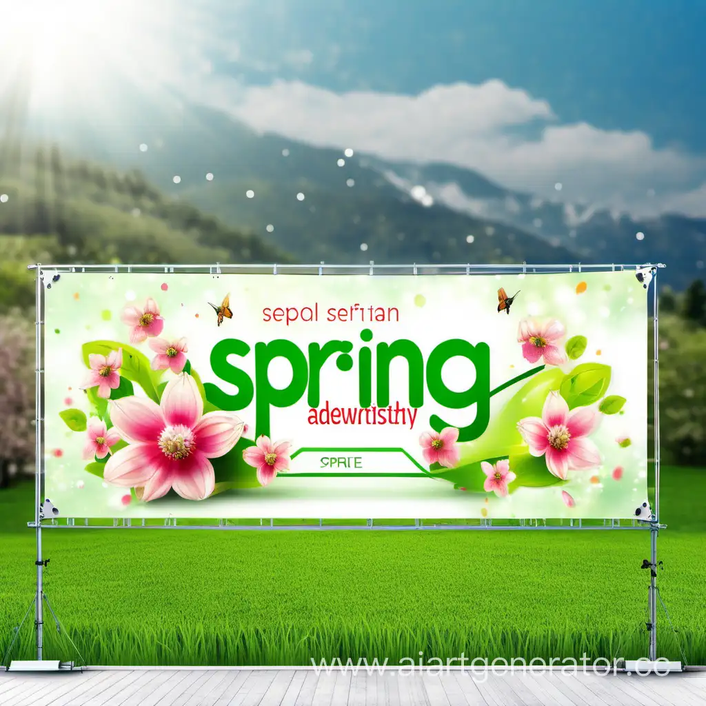 Vibrant-Spring-Blooms-in-Colorful-Garden-Fresh-Seasonal-Advertising-Banner