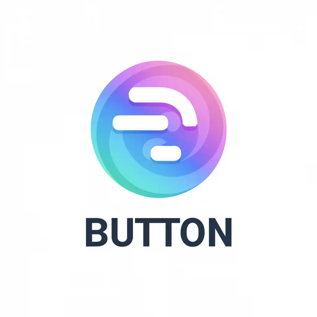 a logo design,with the text "Button", main symbol:Button,Minimalistic,be used in Internet industry,clear background
