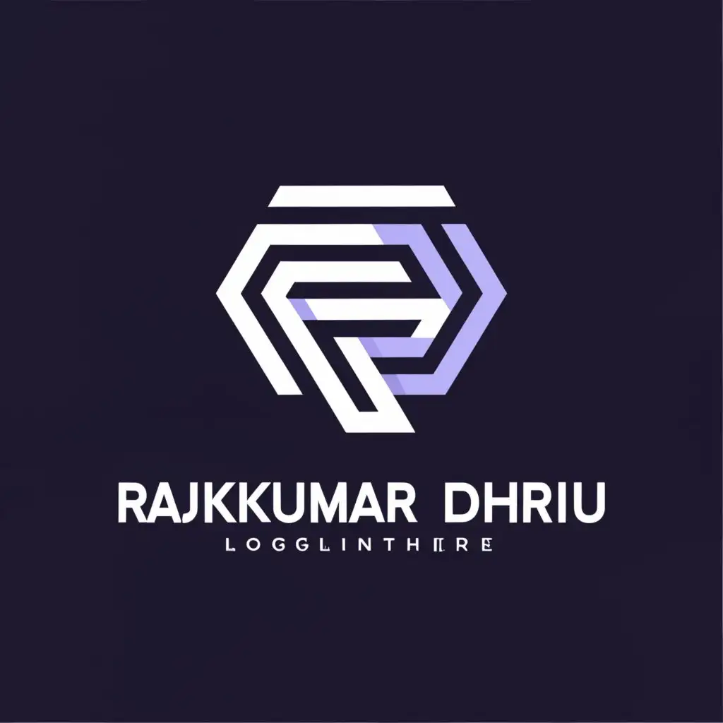 a logo design,with the text "Rajkumar & Dhruv", main symbol:RD,Minimalistic,be used in Retail industry,clear background