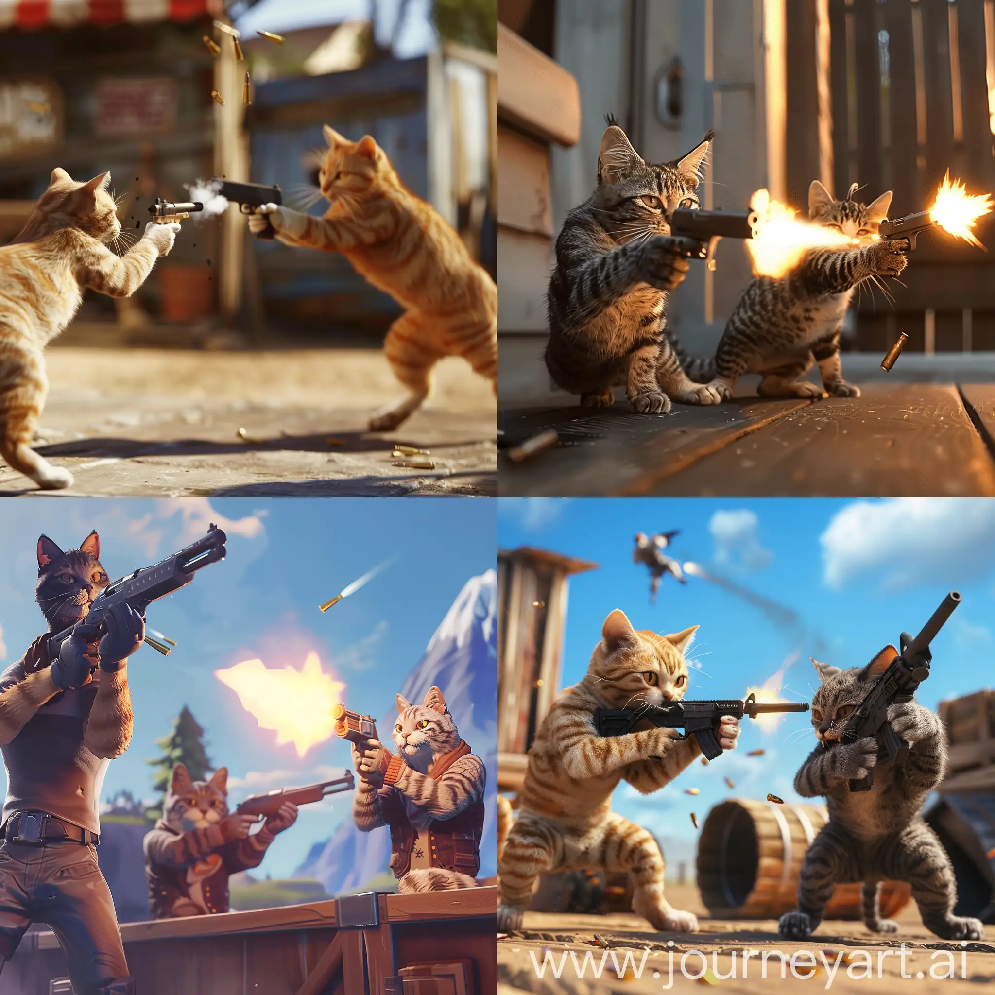 Intense-Cat-Battle-Royale-in-Fortnite