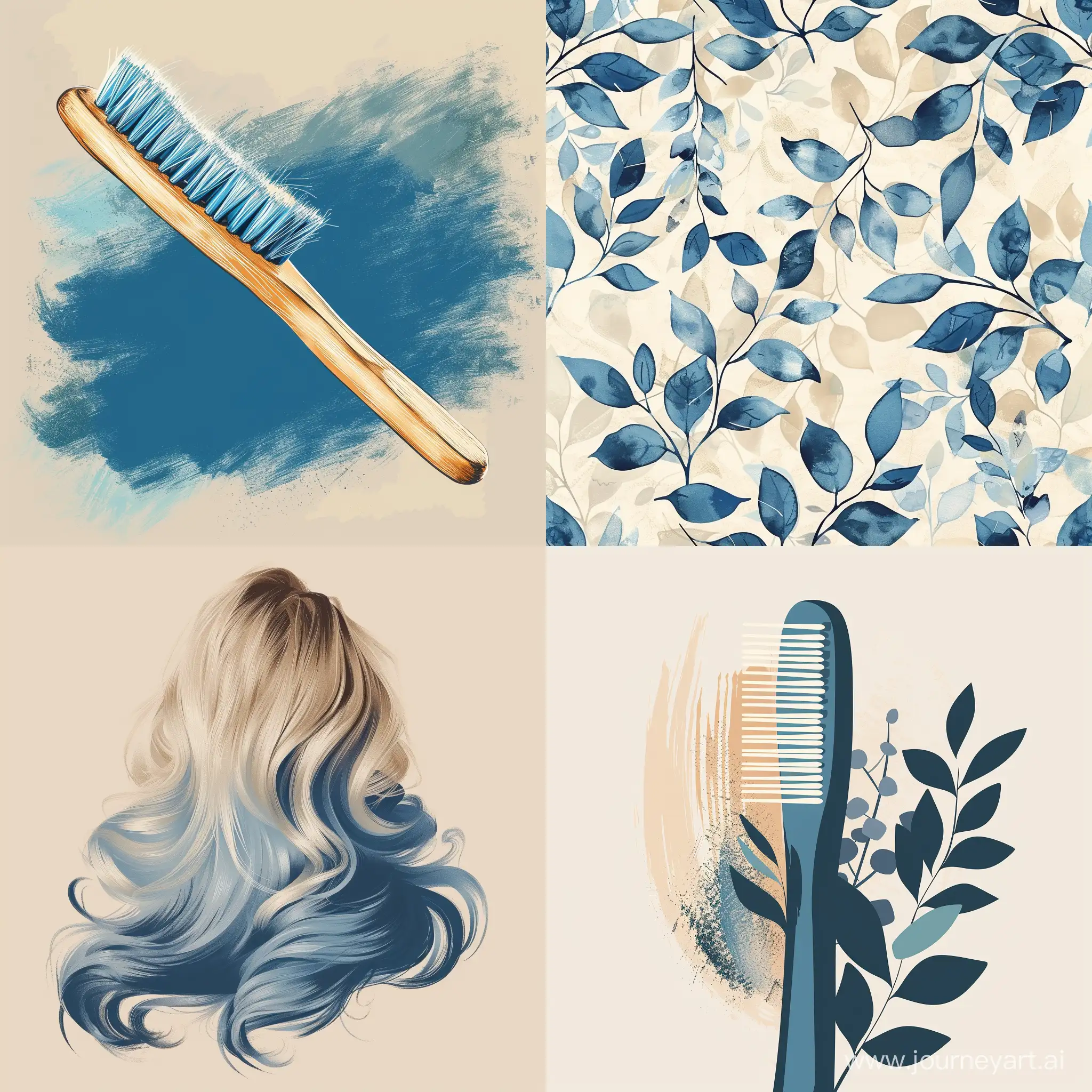 Chic-Beige-and-Blue-VK-Community-Design-with-Brush-Strokes-Version-6