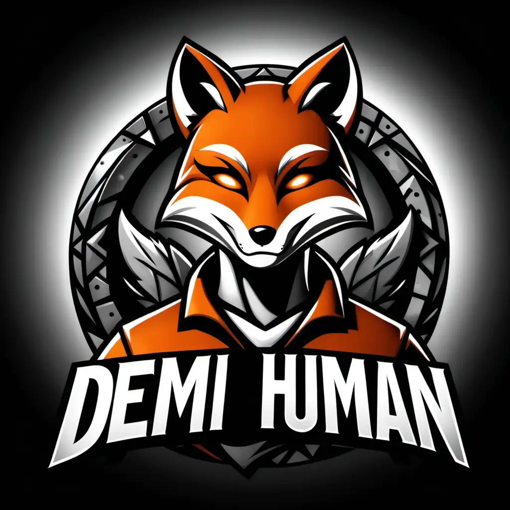 Enchanting DemiHuman Fox Man Captivating Logo Epic