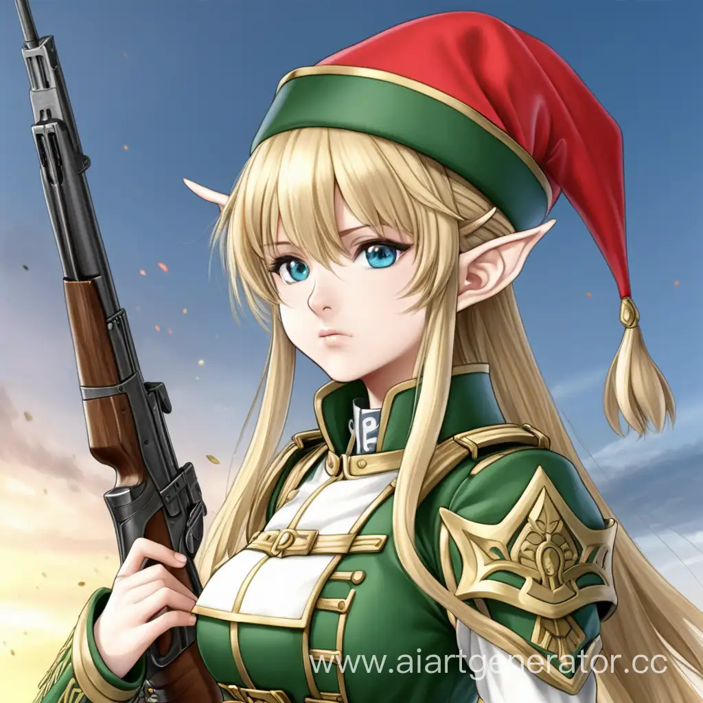 Anime-Elf-Girl-Soldier-in-Napoleonic-War-Fantasy-Scene