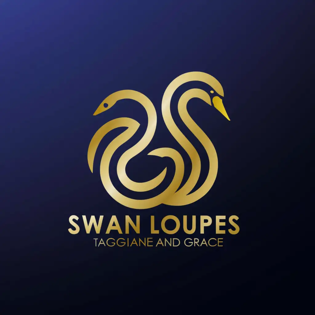 LOGO-Design-For-Swan-Loupes-Vibrant-Typography-Dual-Color-Palette-for-Dentist-and-Surgical-Doctors