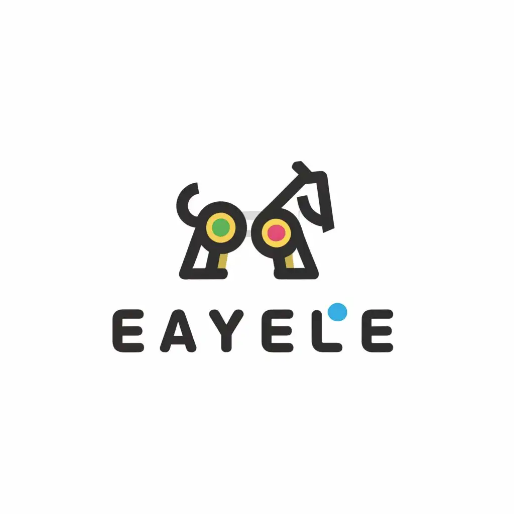 a logo design,with the text "Eayaele", main symbol:Toys,Moderate,be used in Technology industry,clear background