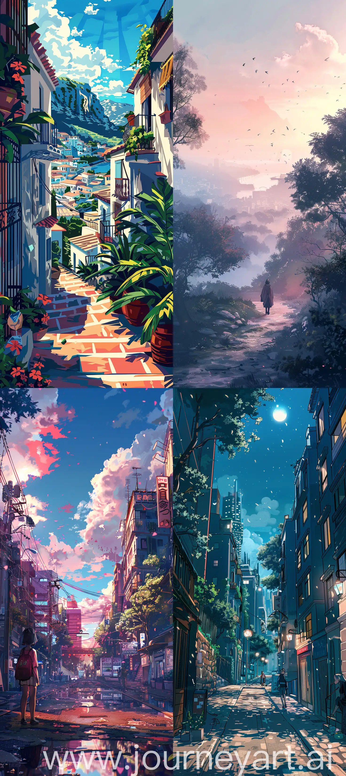 Enchanting-Studio-Ghibli-Anime-Barcelona-Landscape-Adventure