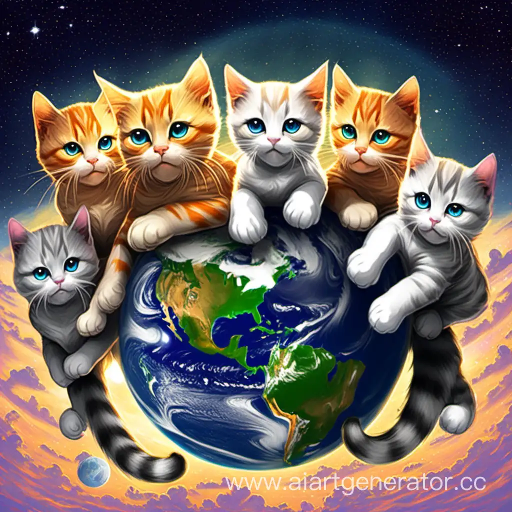 The good kitties have taken over the Earth