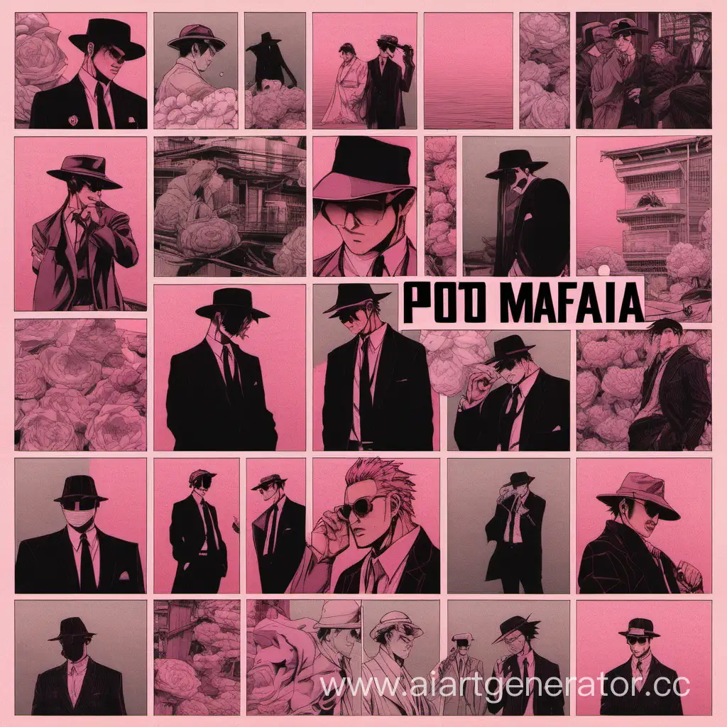 Pōto Mafia aesthetic collage