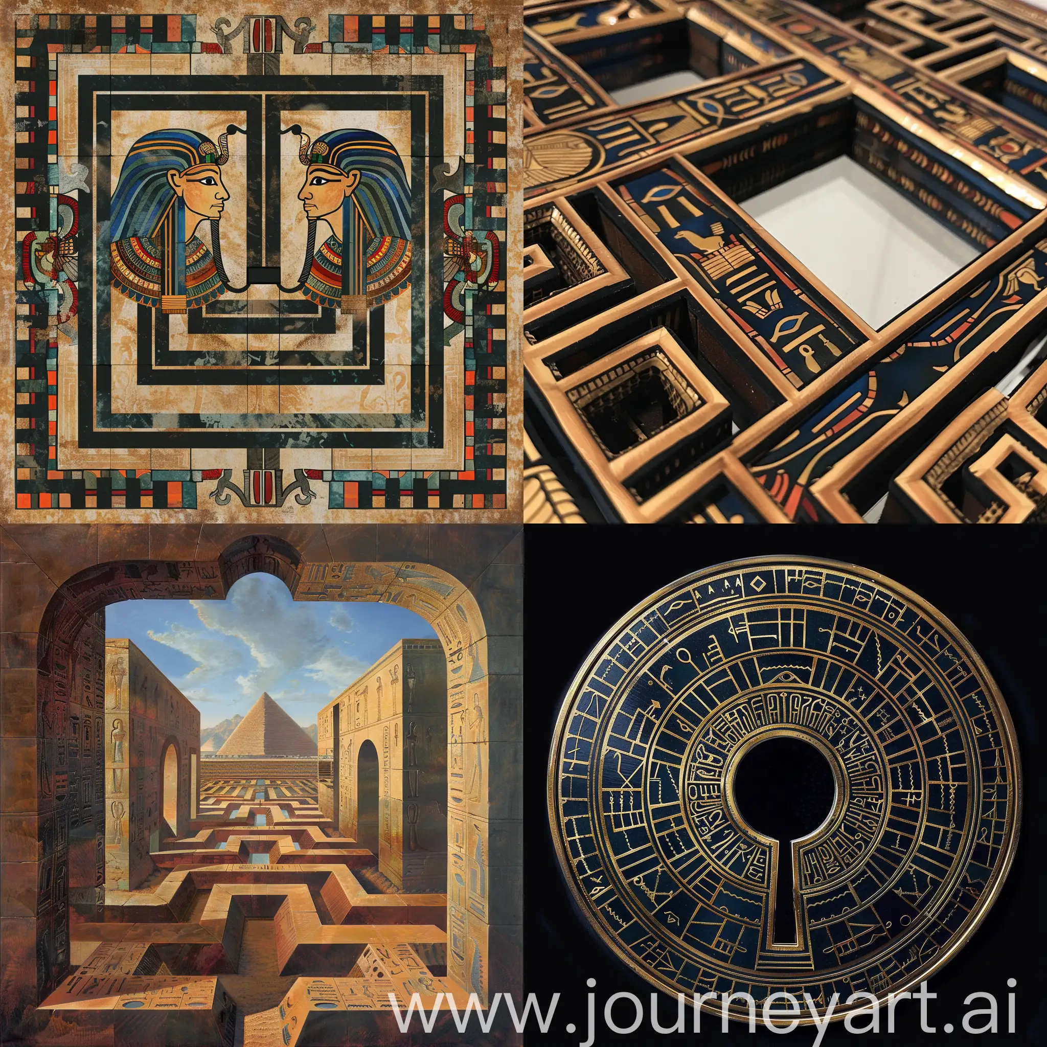 Egyptian-Style-Mirror-Maze