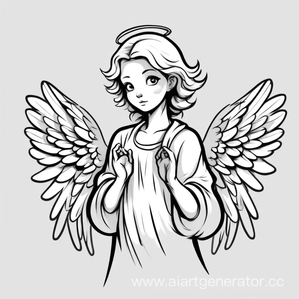 Simple-HandDrawn-Angel-with-Wings