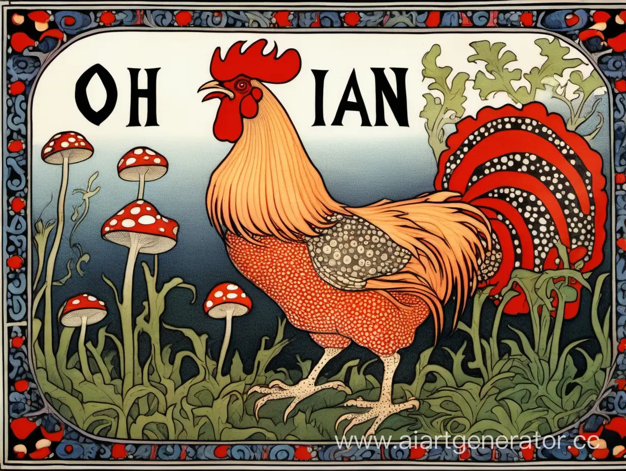 Colorful-Rooster-in-Bilibin-Style-with-Inscription-Oh-Ivan