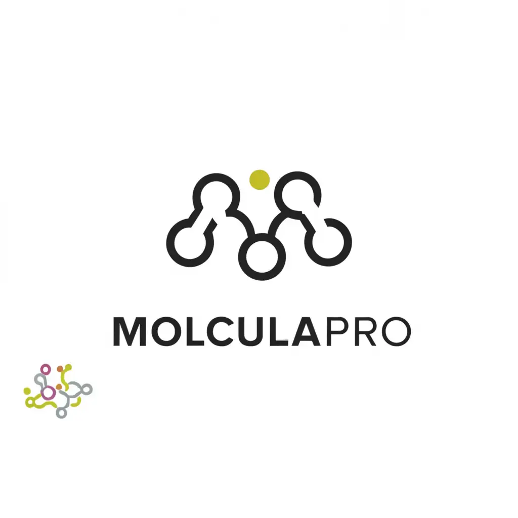 a logo design,with the text "Moleculapro", main symbol:hair,Moderate,be used in Real Estate industry,clear background