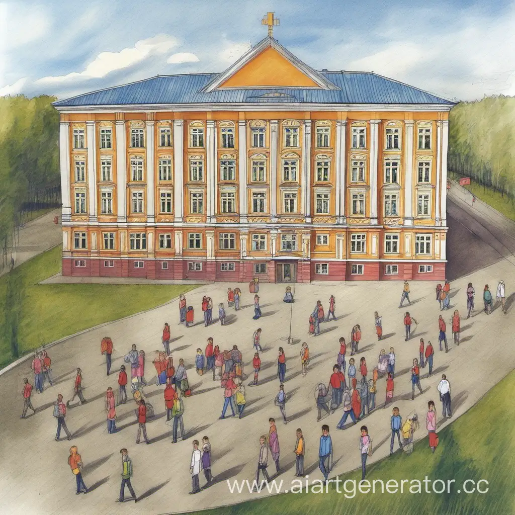 Vologda-Region-Illustrated-Textbook-Cover-for-1011-Grades