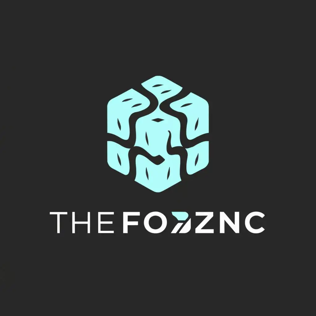 a logo design,with the text "THE FROZEN ", main symbol:FROZEN,Moderate,be used in Restaurant industry,clear background