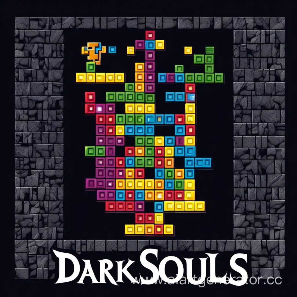 Dark-SoulsInspired-Tetris-Cover-Art