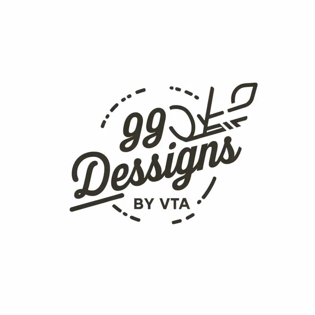 logo, Paper pen, with the text "99Designs by vita", typography