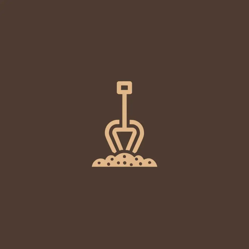 LOGO-Design-for-Undergroundeddd-Animated-Shovel-in-Dirt-with-Minimalistic-Style-for-Entertainment-Industry