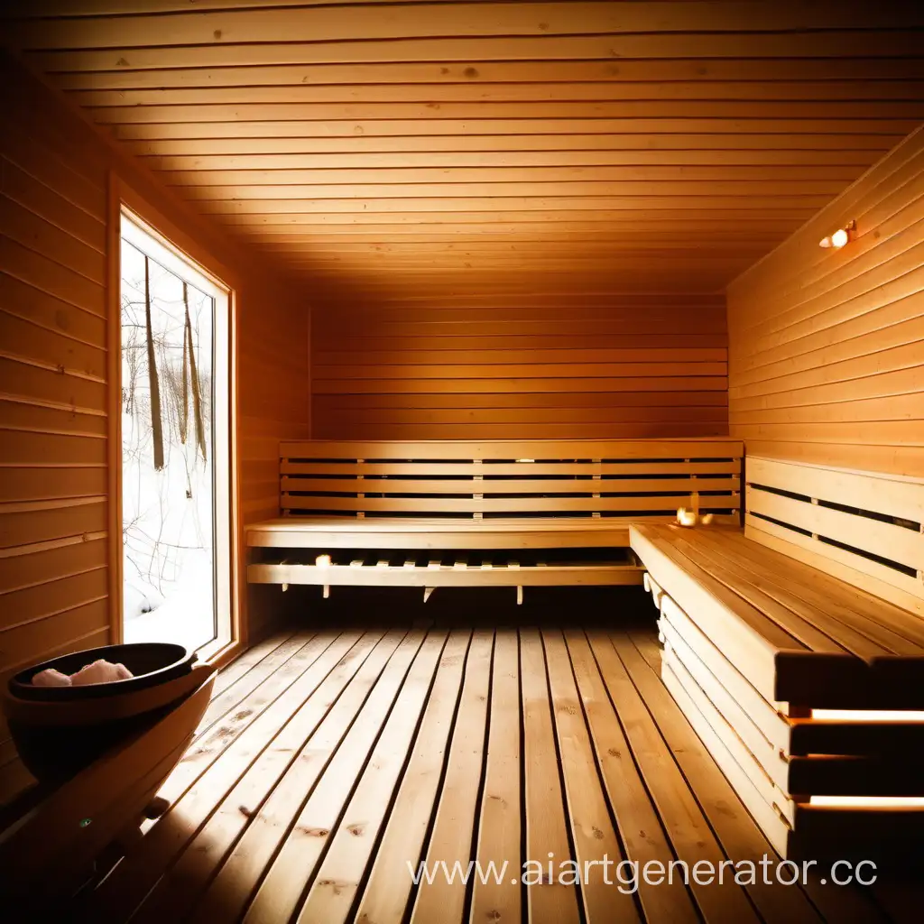 Relaxing-Sauna-Experience-with-Friends-in-Wooden-Cabin