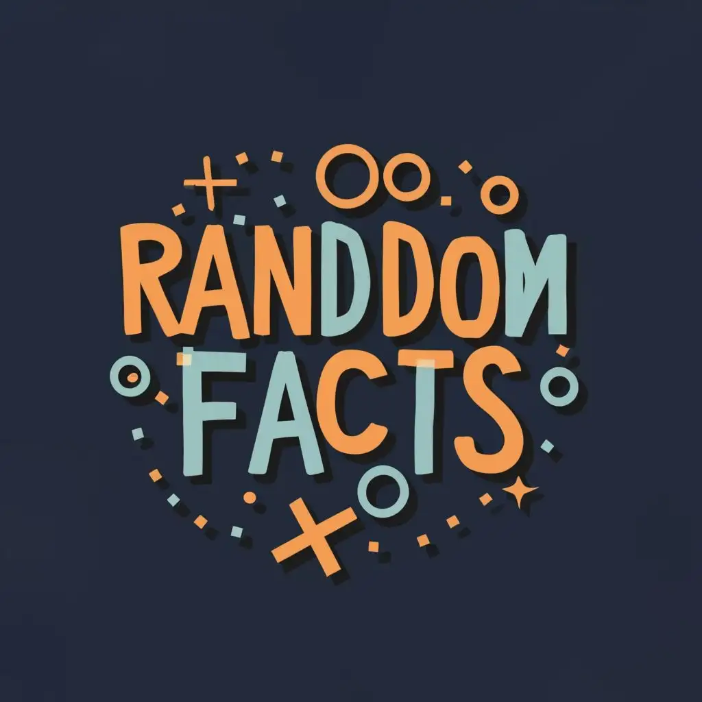 logo, abstark, with the text "RANDOM FACTS", typography, be used in Technology industry