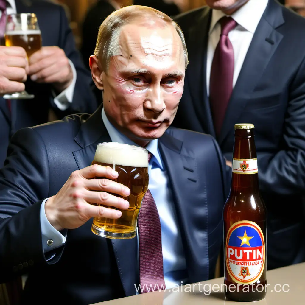 Putin in the Beer