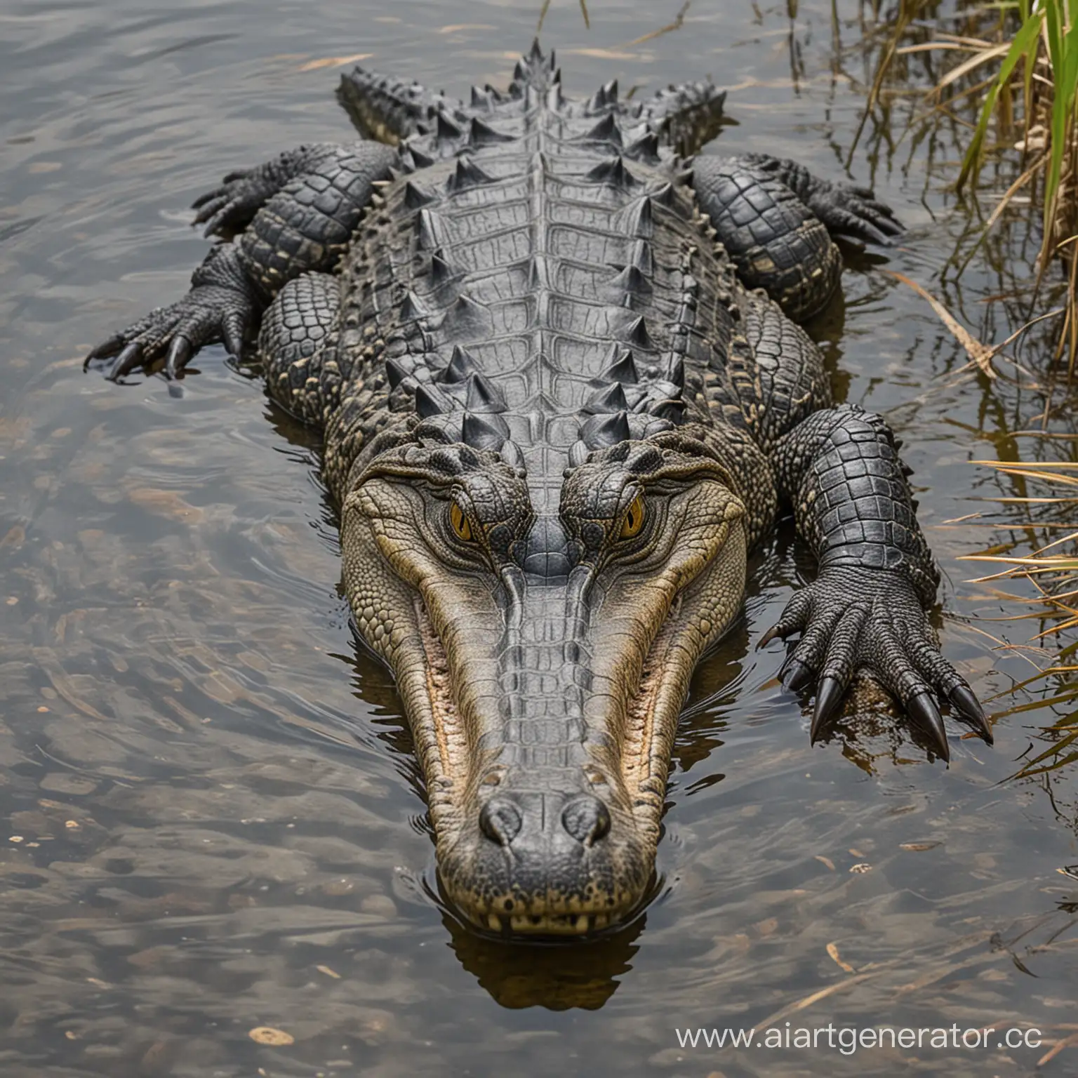 Alligator-Basking-in-the-Florida-Sunshine