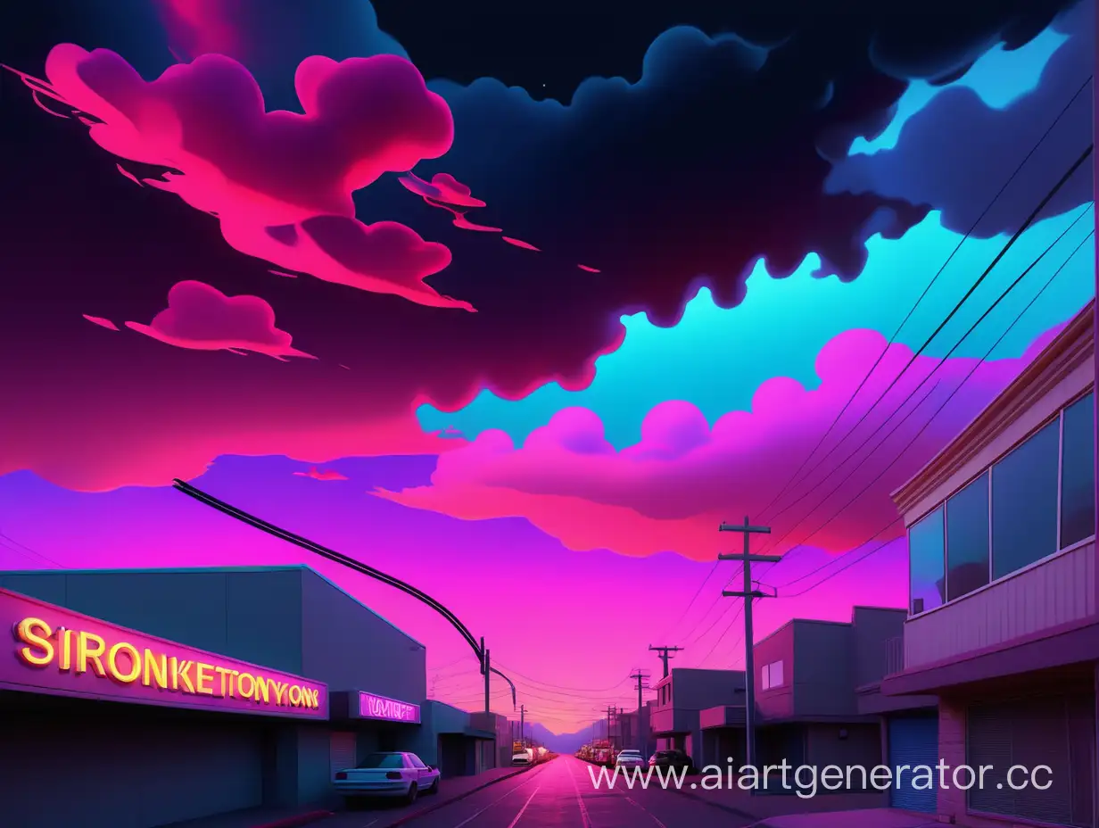 Vibrant-Neon-Sky-Illuminating-Urban-Landscape