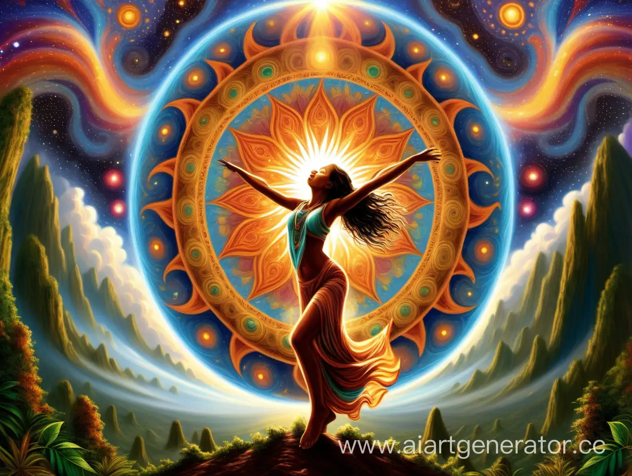 Celestial-Dance-Enchanting-Girl-Embraces-Universe-with-Ayahuasca-Energy