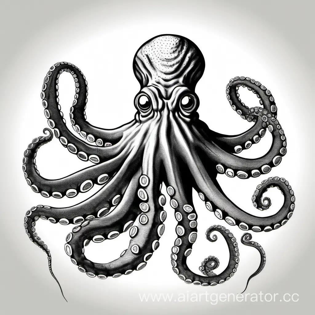 Realistic-Octopus-Pen-and-Ink-Illustration