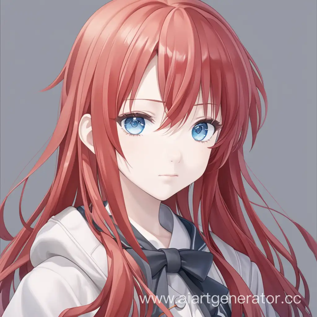 Anime-Girl-with-Red-Hair-and-GrayBlue-Eyes
