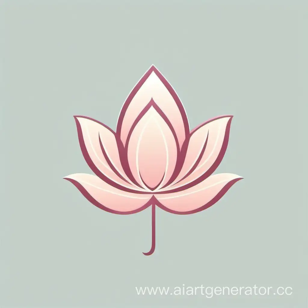 Minimalist-Lotus-Logo-Design-in-Pastel-Colors-for-Project