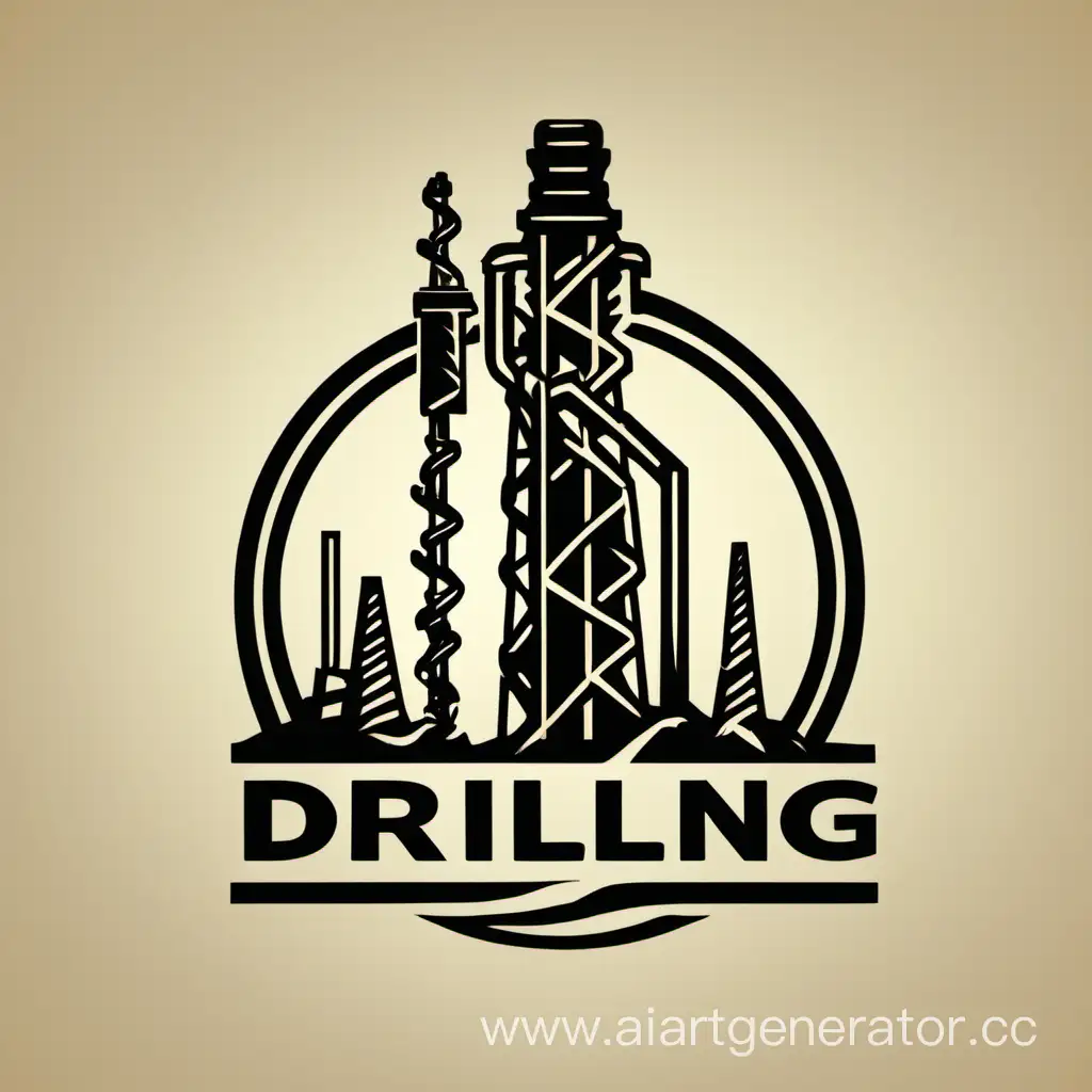Dynamic-Drilling-Works-Logo-Design-for-Precision-and-Efficiency