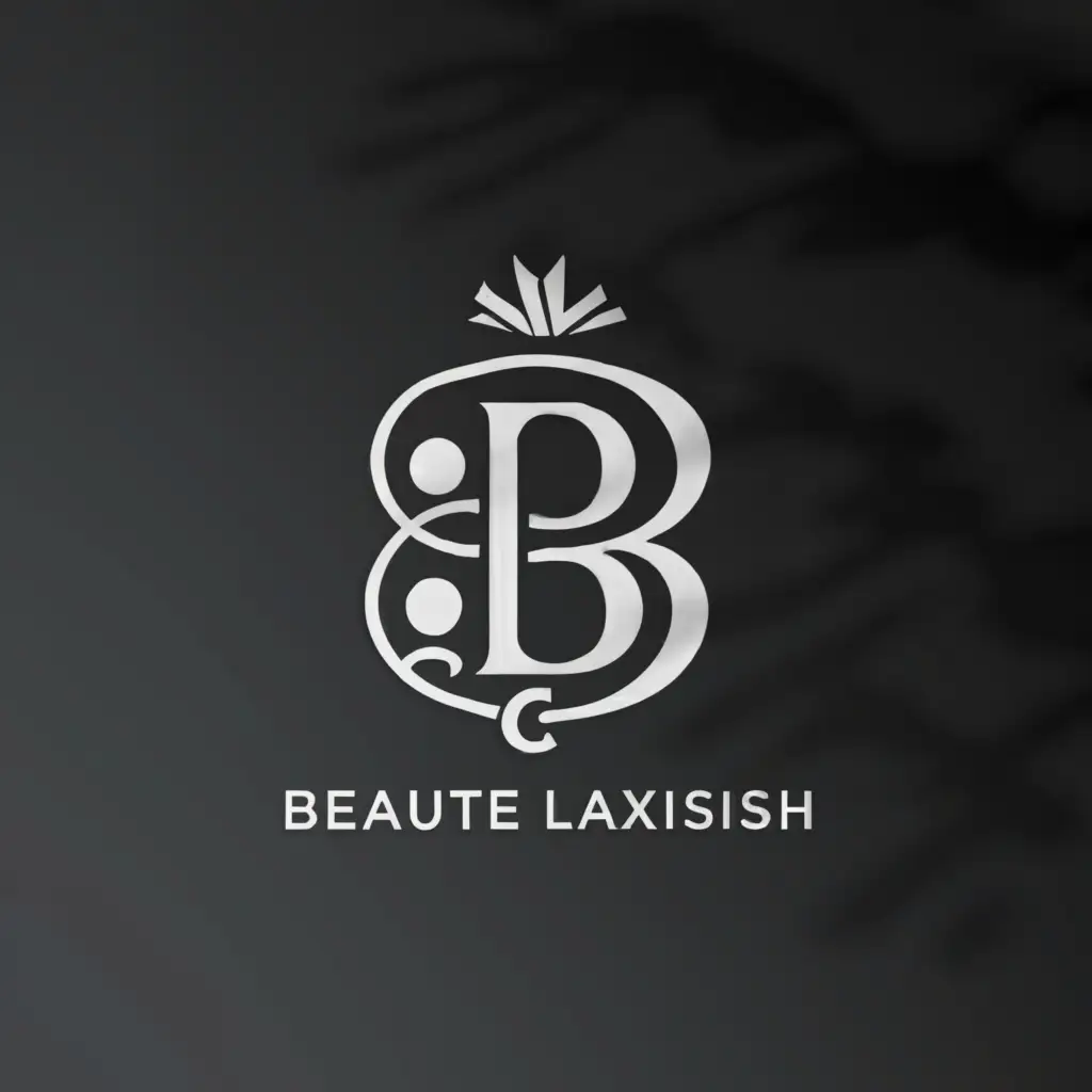 a logo design,with the text "Beaute Lavish", main symbol:White color logo,Moderate,clear background