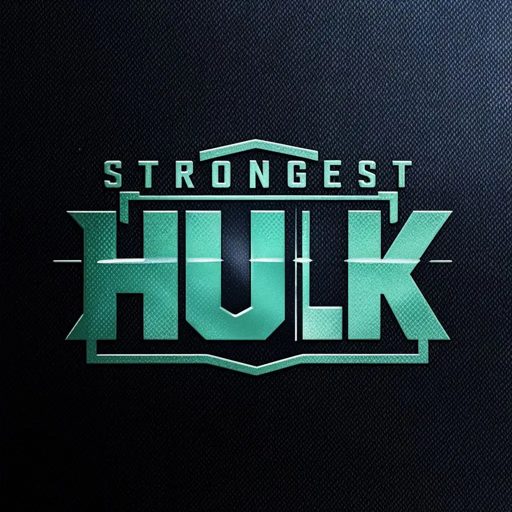 logo, SH, with the text "Strongest Hulk", typography, be used in Sports Fitness industry