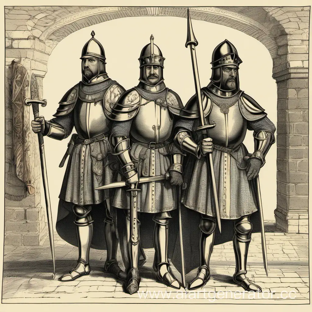 Middle-Ages-Royal-Guard-in-Majestic-Formation