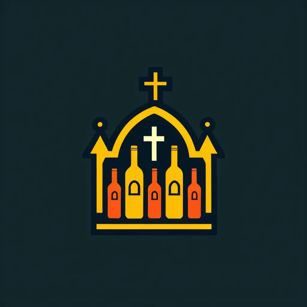 Spirited Emblem Iconic Church of Alcohol Favicon