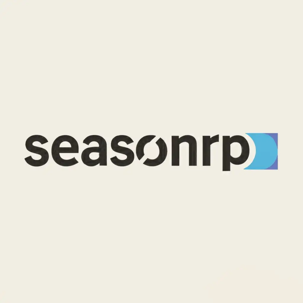 a logo design,with the text "seasonrp", main symbol:no symbol,Minimalistic,be used in Internet industry,clear background