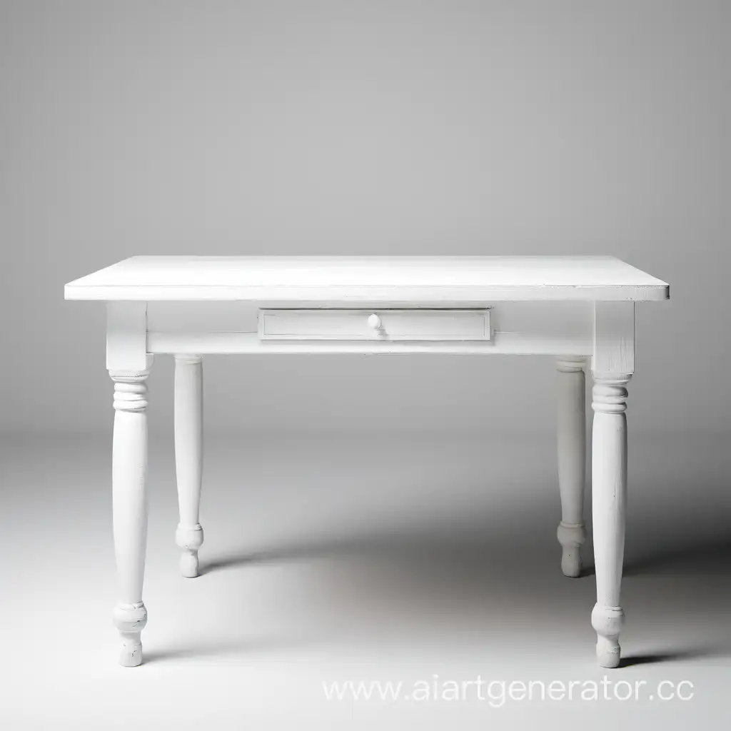 The white table