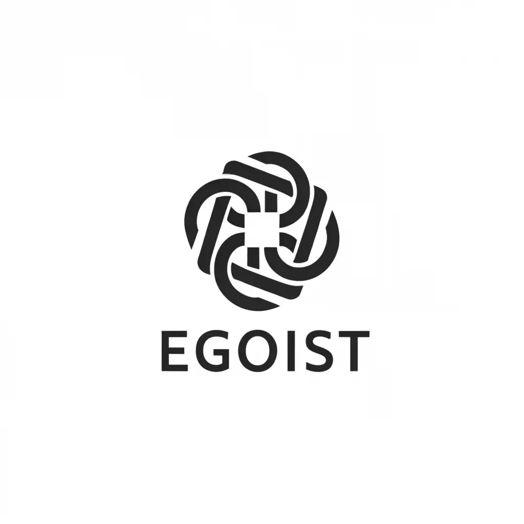 a logo design,with the text "Egoist", main symbol:Ring,Сложный,be used in Финансы industry,clear background