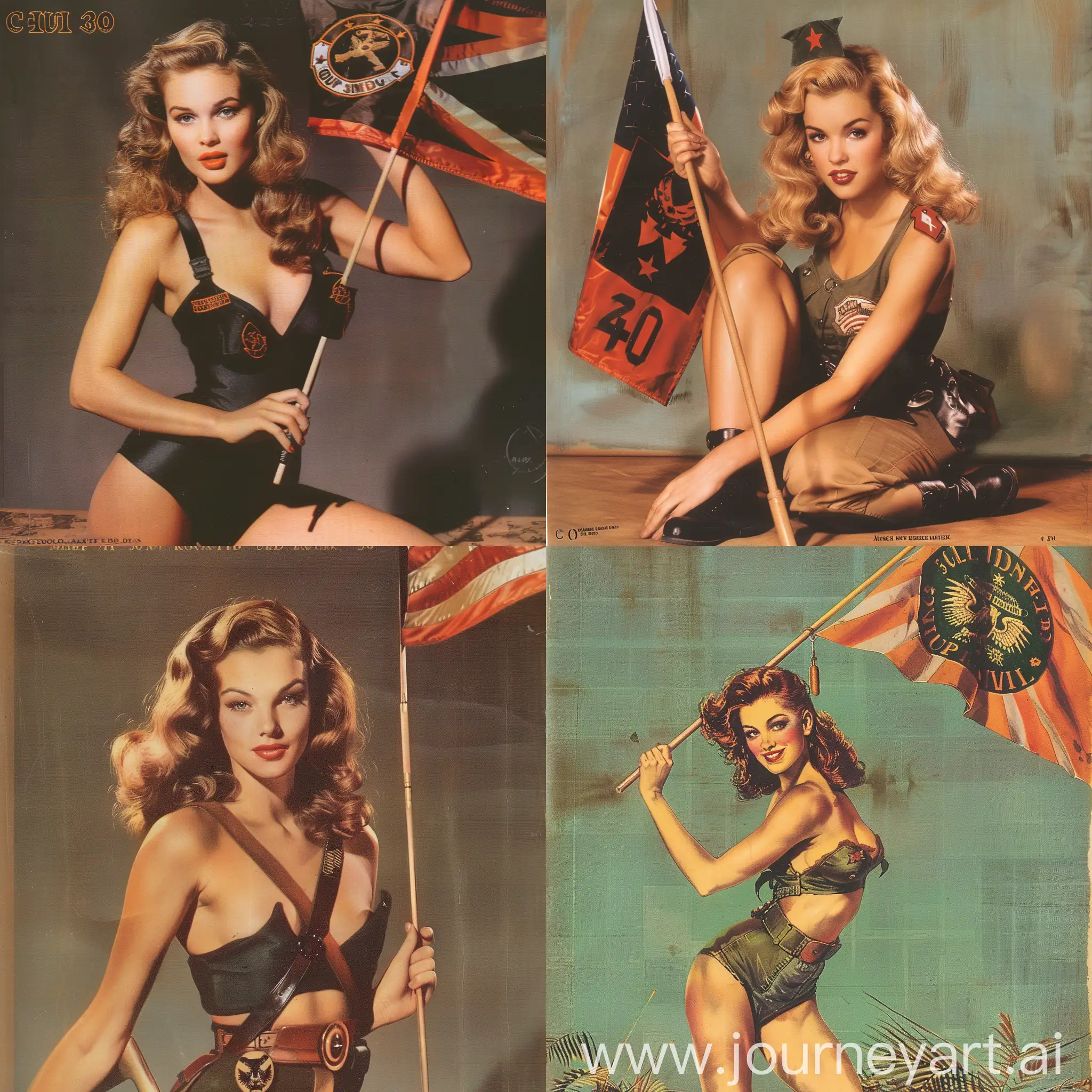 Empowering-Pinup-Women-with-30-Division-Flag-Art