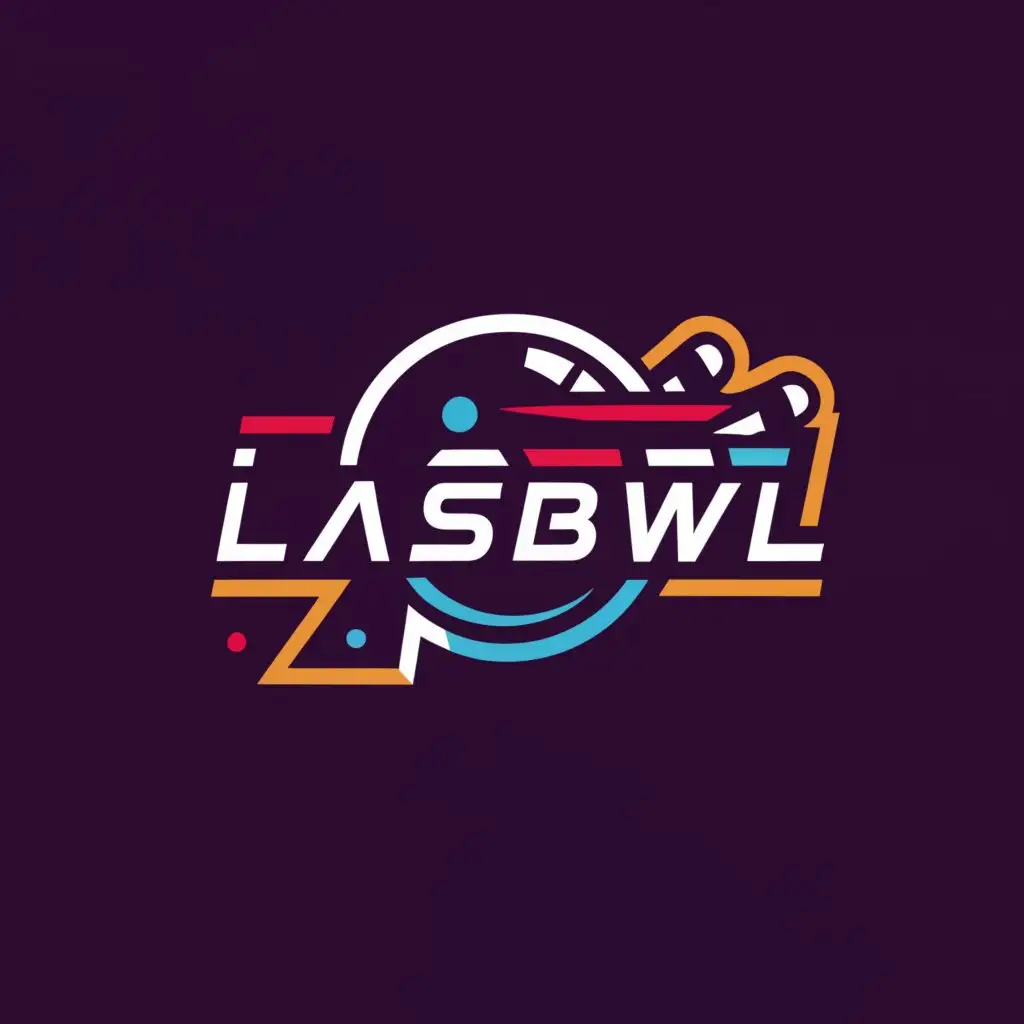 LOGO-Design-For-Laserbowl-Minimalistic-Bowling-Ball-and-Lasergun-Theme