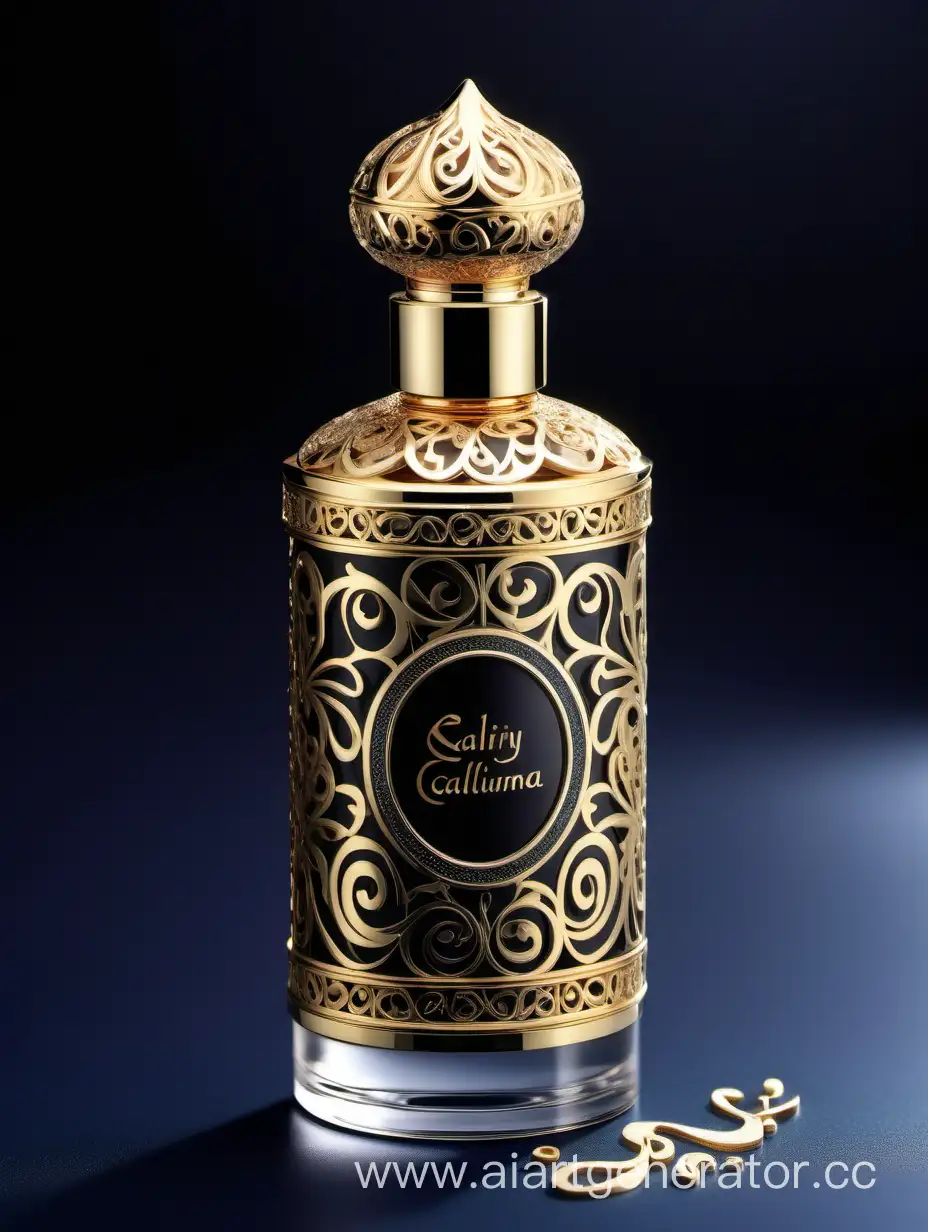 Exquisite-Luxury-Perfume-with-Elegant-Arabic-Calligraphic-Ornamental-Cap