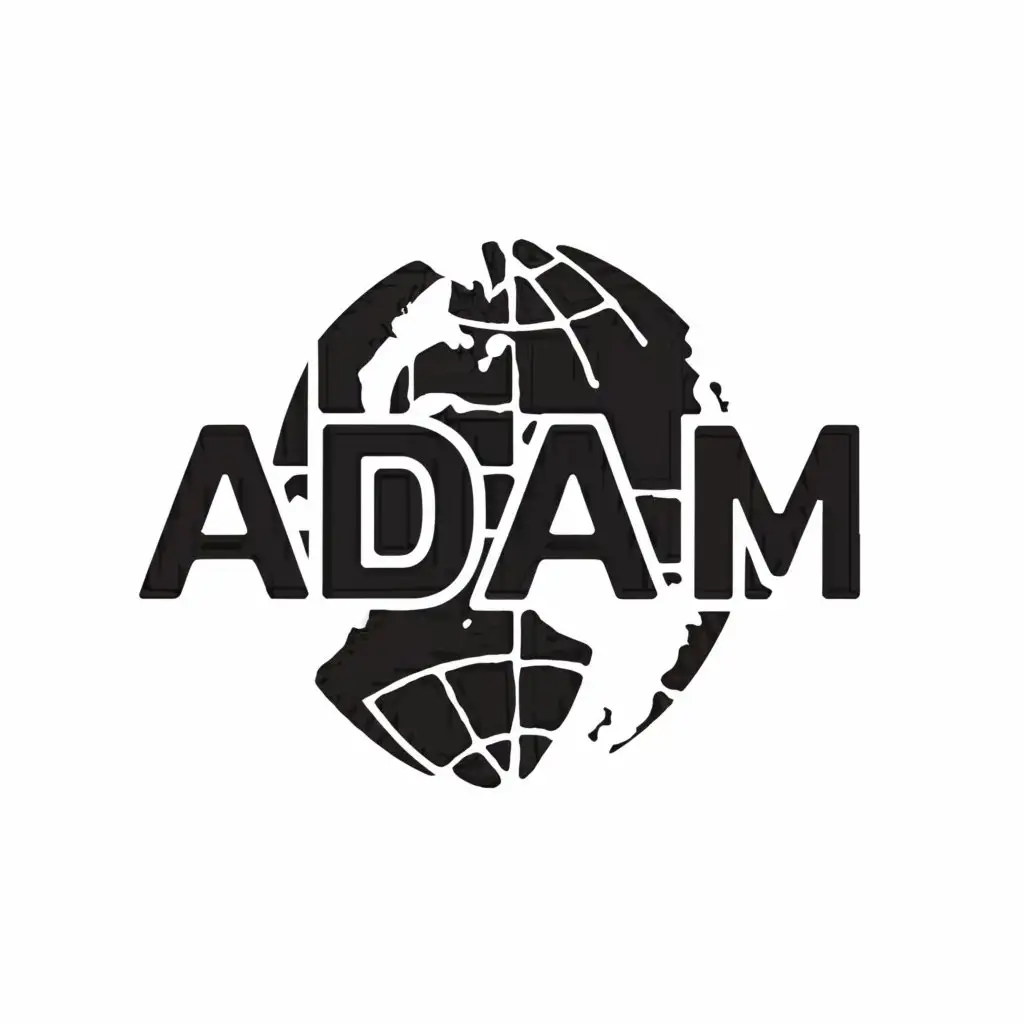 a logo design,with the text "adam", main symbol:black,Moderate,be used in Travel industry,clear background