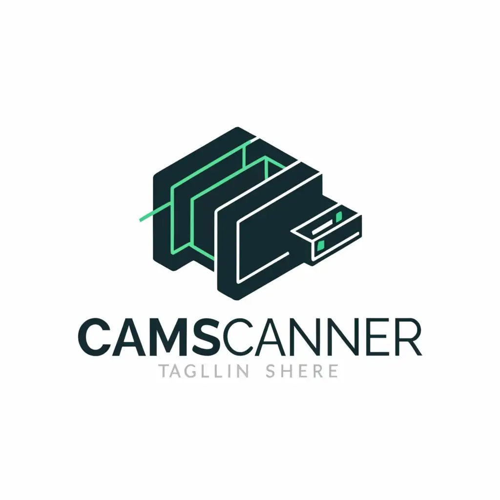 a logo design,with the text "CamScanner", main symbol:Scanner ,complex,be used in Education industry,clear background