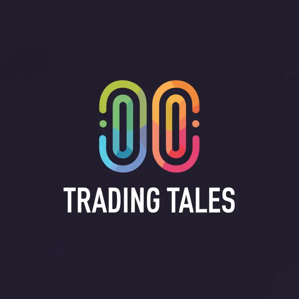 a logo design,with the text "trading tales", main symbol:two candlesticks bars,Moderate,be used in Internet industry,clear background