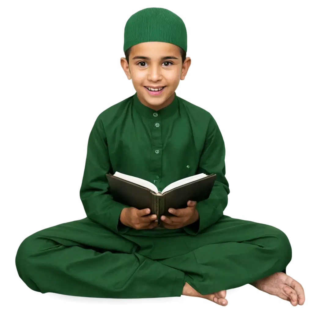 Muslim-Kid-with-Quran-Pak-HighQuality-PNG-Image-for-Spiritual-Reflection