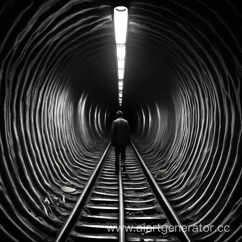 EndofLife-Journey-Navigating-the-Dark-Tunnel-with-Unsettling-Sounds